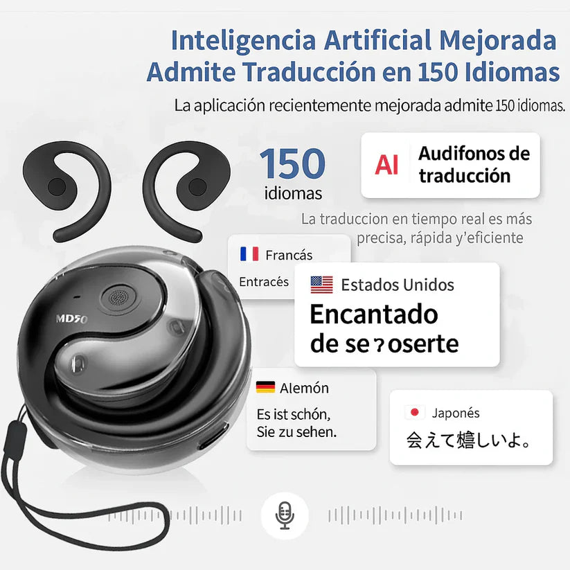 AUDIFONOS TRADUCTORES + ENVÍO GRATIS